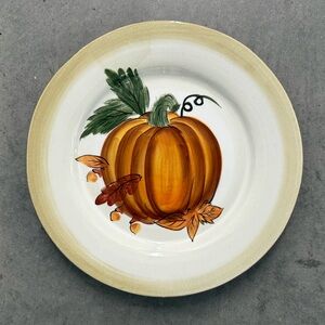 Dinner / Serving Plate “Pumpkin” By Hausenware